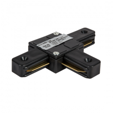 Σύνδεσμος Ράγας Σχήμα Τ 2 Καλωδίων Μαύρος 93330 